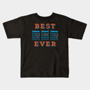 Best Dad Ever Guitar DAD Chords Tab Kids T-Shirt